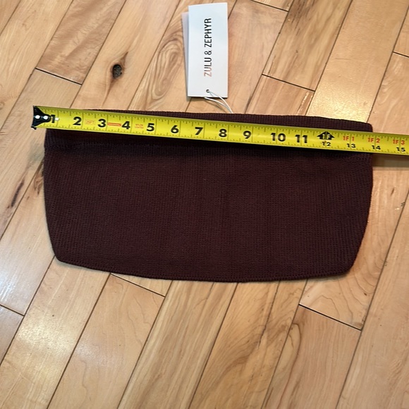 NWT Zulu & Zephyr Ribbed Knit Bandeau - Picture 6 of 8